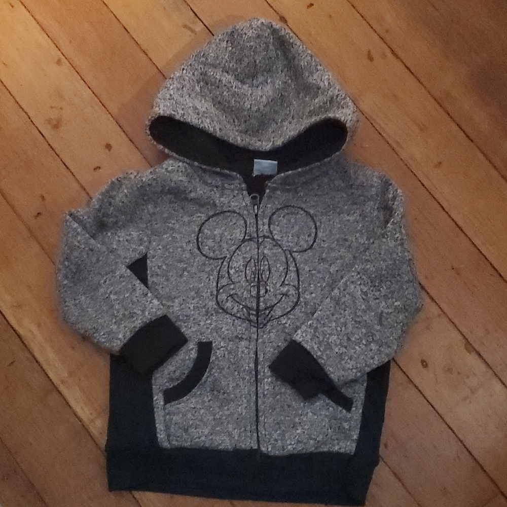 Disney Gray Hoodie with Iconic Mouse Design